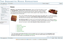 Tablet Screenshot of organettes.com